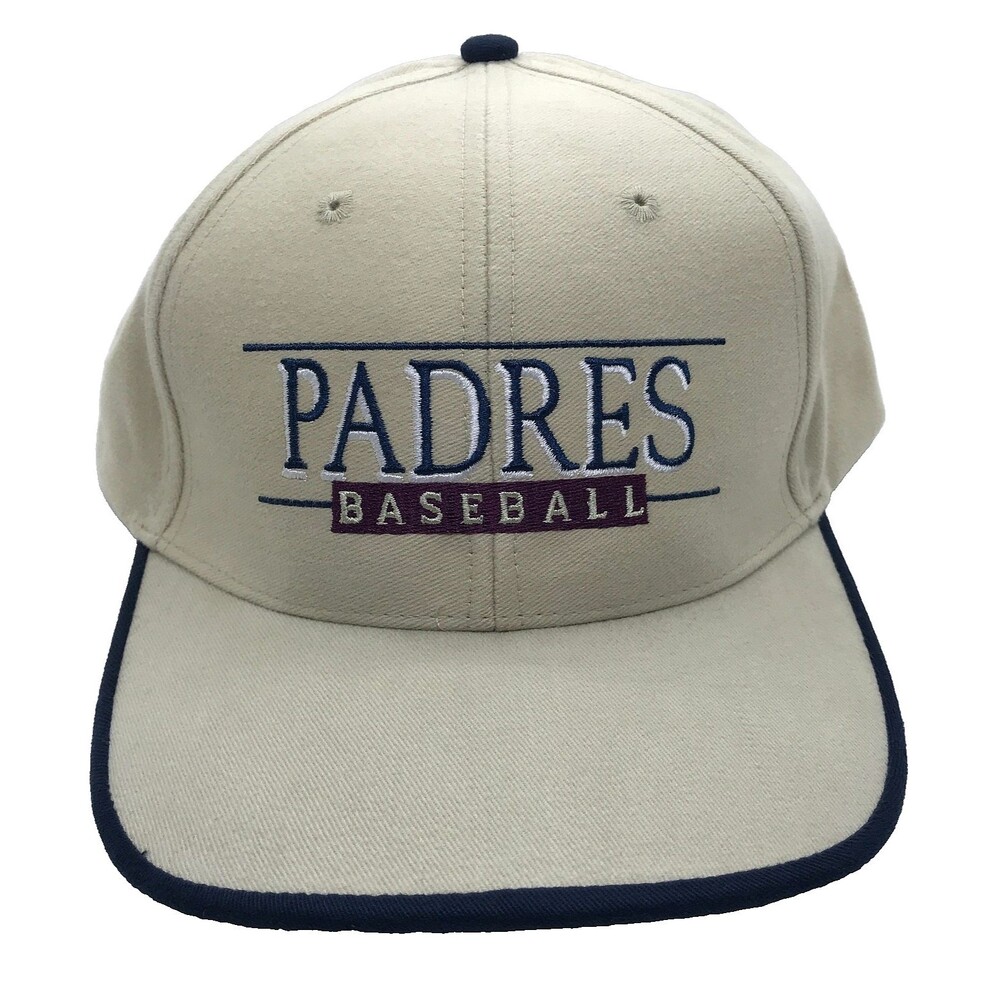 Vtg. San Diego Padres MLB Baseball Snapback Hat Mens Game Day Promo Wells Fargo